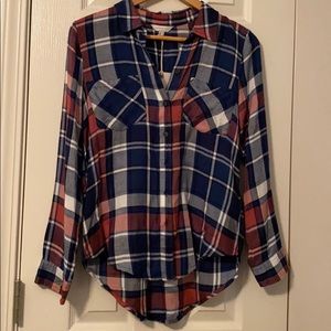 NWT Lucky Brand flannel top